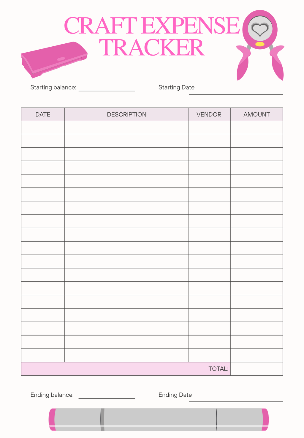 The Swap Tracker Journal – Digital Download | Happy Mail & Craft Swap Organizer