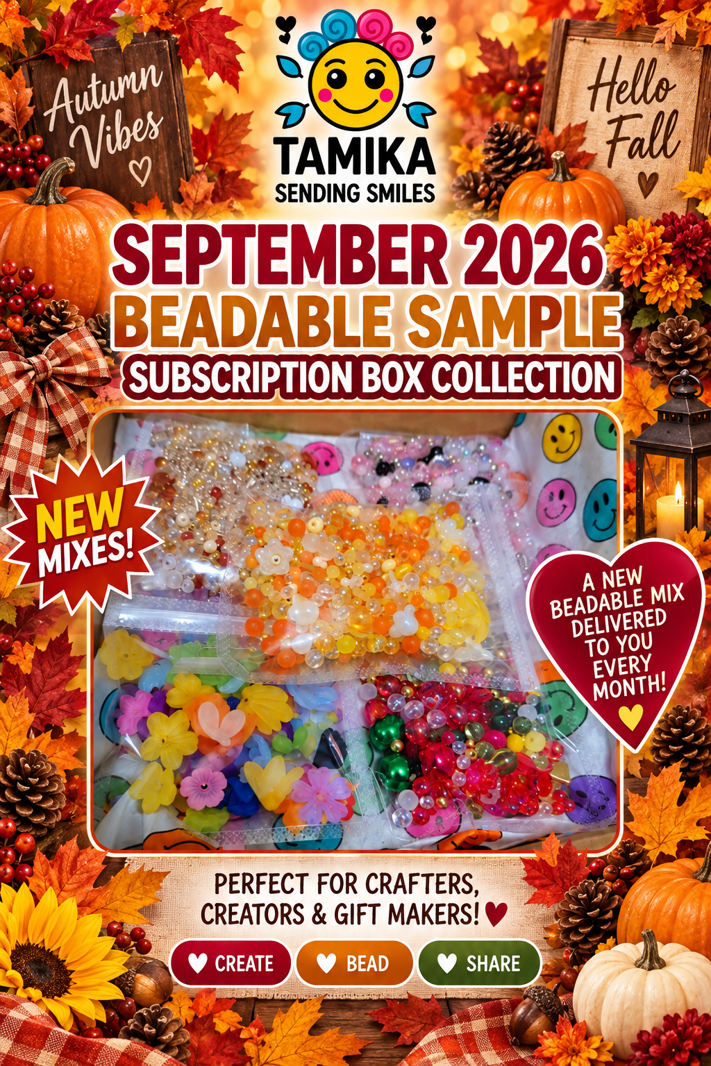 Bead Sample Monthly Subscription Box
