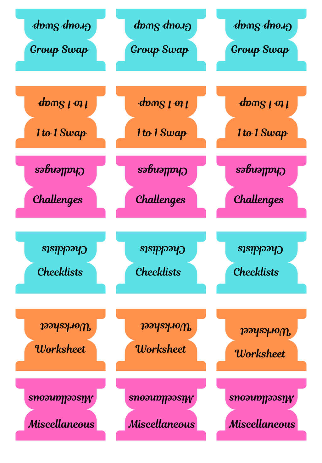 The Swap Tracker Journal – Digital Download | Happy Mail & Craft Swap Organizer