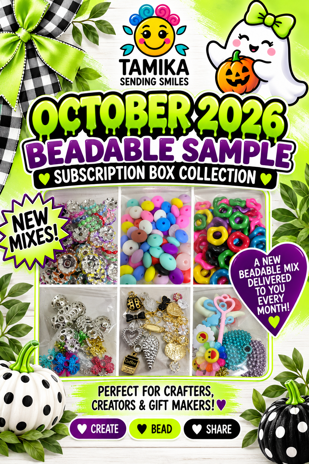 Bead Sample Monthly Subscription Box